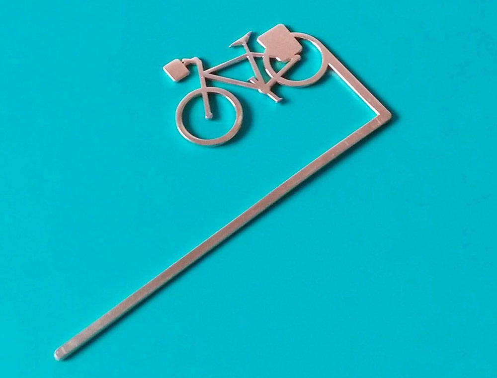Ourivessaria - Muito além das jóias - Bicicleta marcador de livro